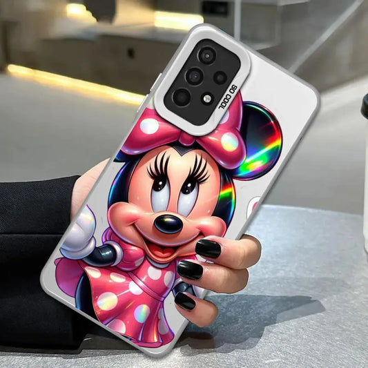Case for Samsung Galaxy A32 A22 A55 5G A13 A72 A54 A14 A53 A52 A34 A35 A25 A24 A23 A16 A15 Phone Cover Mickey Minnie Mouse Cute