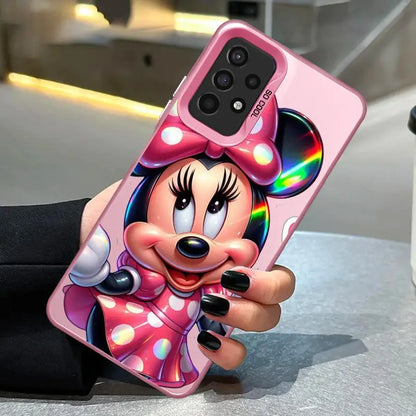 Case for Samsung Galaxy A32 A22 A55 5G A13 A72 A54 A14 A53 A52 A34 A35 A25 A24 A23 A16 A15 Phone Cover Mickey Minnie Mouse Cute