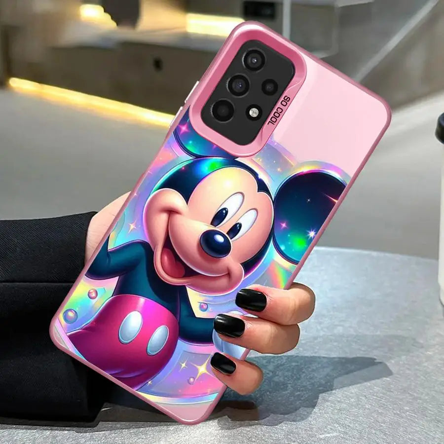 Case for Samsung Galaxy A32 A22 A55 5G A13 A72 A54 A14 A53 A52 A34 A35 A25 A24 A23 A16 A15 Phone Cover Mickey Minnie Mouse Cute