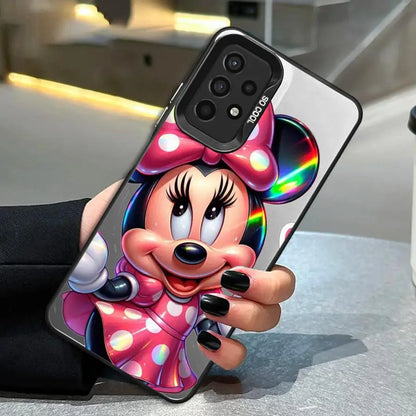 Case for Samsung Galaxy A32 A22 A55 5G A13 A72 A54 A14 A53 A52 A34 A35 A25 A24 A23 A16 A15 Phone Cover Mickey Minnie Mouse Cute